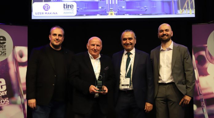 Uzer Makina’ya “Tire Industry Supplier of the Year” Ödülü