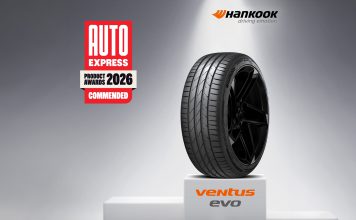 Auto Express Ürün Ödülleri 2026’da Hankook Ventus evo’yı Ödüllendirildi